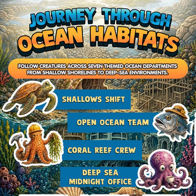 The Secret Jobs of Ocean Creatures For Kids Aged 6 to 10
