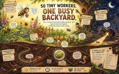 The Secret Jobs of Backyard Creatures for Kids Ages 6–10