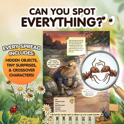 The Secret Jobs of Backyard Creatures for Kids Ages 6–10