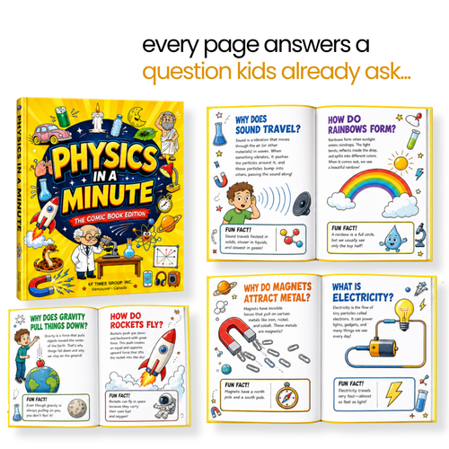 Physics in a Minute – The Comic Book Edition