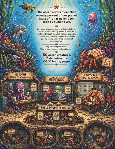 The Secret Jobs of Ocean Creatures For Kids Aged 6 to 10