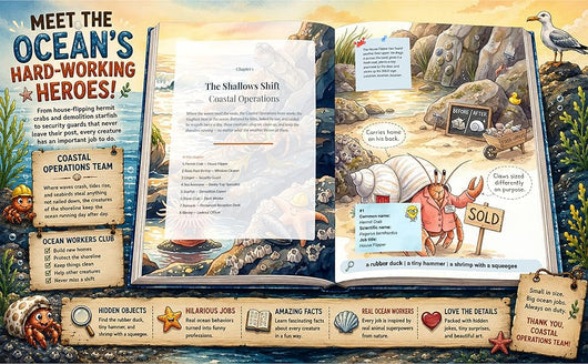The Secret Jobs of Ocean Creatures For Kids Aged 6 to 10